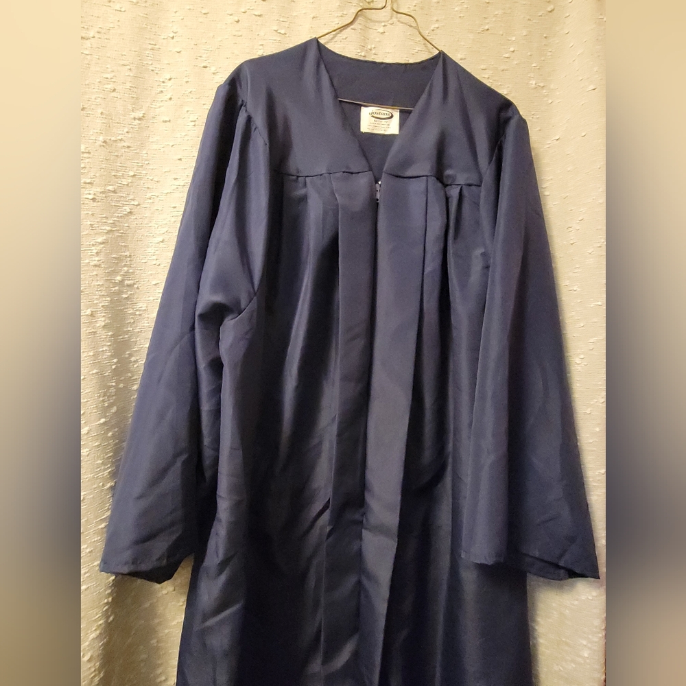 Jostons Navy Blue Graduation Gown Tall